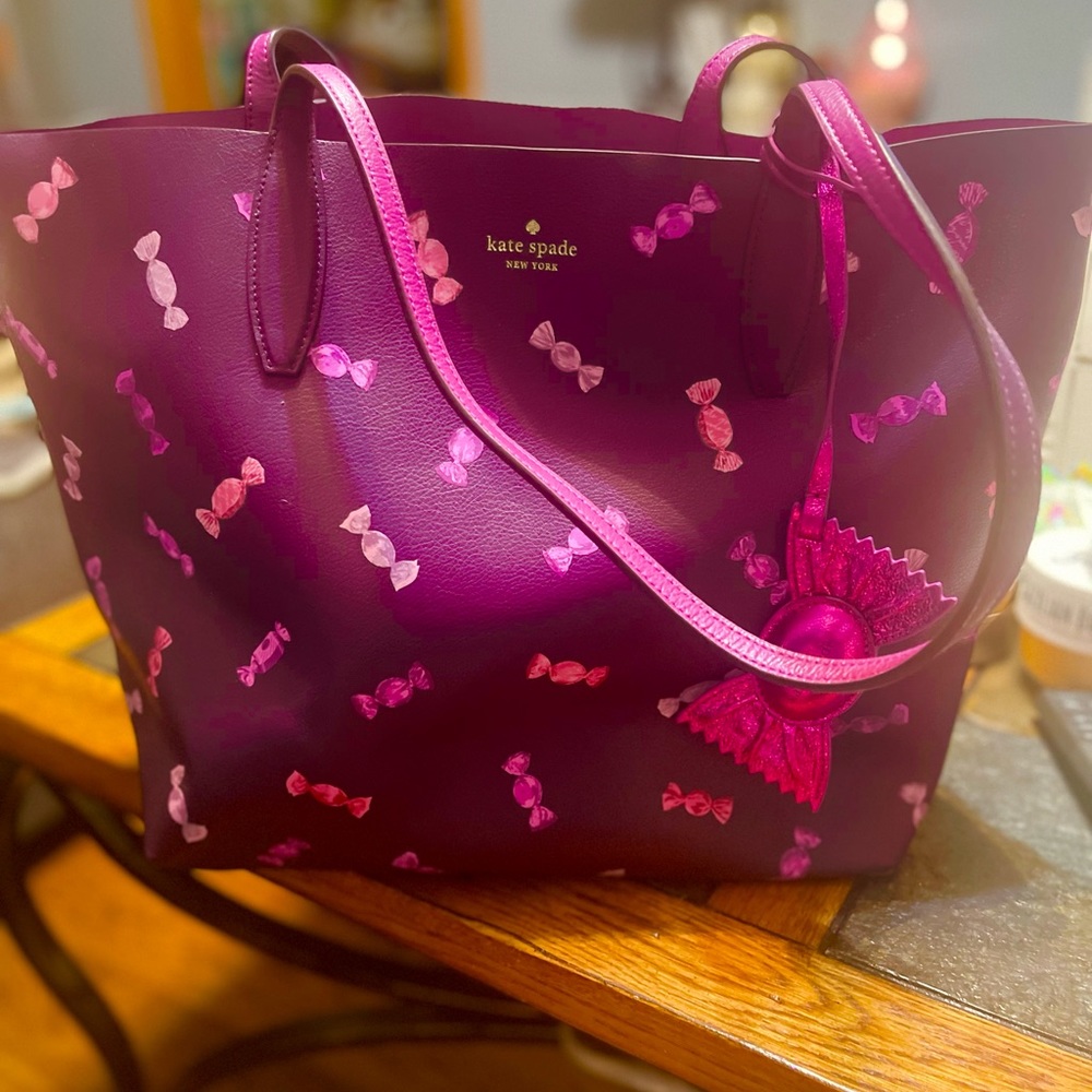Kate spade purse with candies.